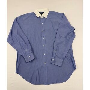 Polo Ralph‎ Lauren Dress Shirt Mens 16-33 Philip 100% 2-Ply Cotton Button Down